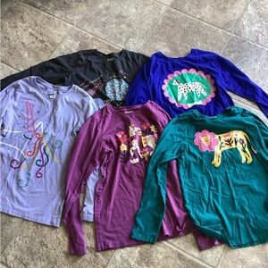 Colorful Kids Graphic Long Sleeve Shirts